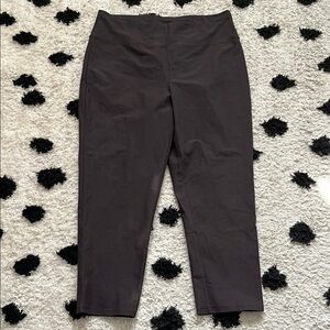 Eileen Fisher size LARGE relaxed brownish grey pants